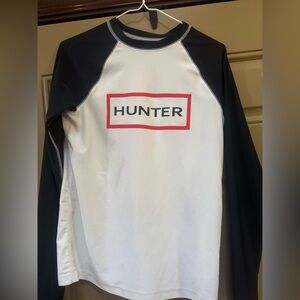 Hunter for Target and White Men’s Medium fitted Long Sleeve Swim Shirt